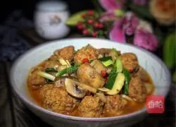 Illustration of how to make meatballs and mushrooms 19