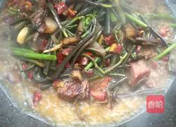 Stir-fried bacon with bracken Illustration of how to do it 13