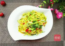 Illustration of how to make vinegar pumpkin shreds 9