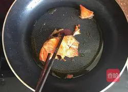 Illustration of how to make pan-fried salmon 7
