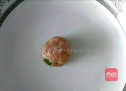 Illustration of how to make fragrant rice and pearl meatballs 6