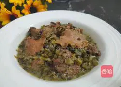 Illustration of how to cook clams with pickled vegetables 14