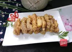 Illustration of how to make fried crispy pork 8