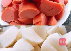 Potato Stewed Sausage Recipe Illustration 1