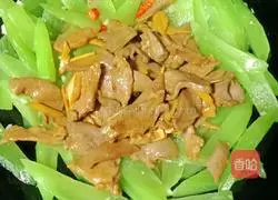 Illustration of how to make fried pork tongue with lettuce 14