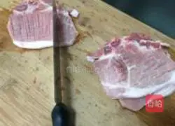 Illustration of how to cook large ribs with green onions 1