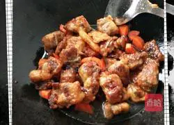 Illustration of making sweet and sour pork ribs 15