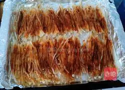 Illustration of grilled enoki mushrooms 3