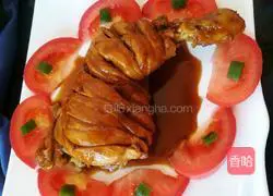 Illustration of braised chicken legs 8