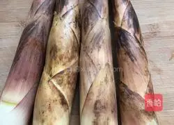 Illustration of braised bamboo shoots in oil 1