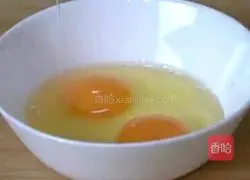 Illustration of how to make egg-wrapped tofu 4