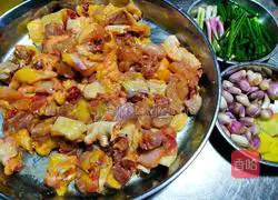 Baked Chicken Casserole with Red Onions Illustration of how to do it 2