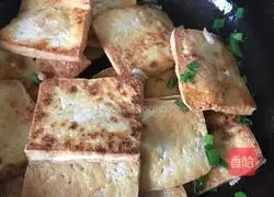 Illustration of how to make pan-fried tofu 11