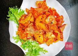 Illustration of how to make spicy potato chips 8