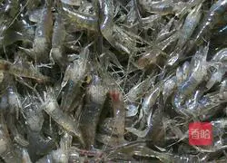 Illustration of stir-fried river shrimp 1