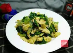 Lettuce Illustration of how to make scrambled eggs 10