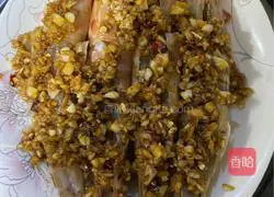 Garlic vermicelli with open back Illustration of how to make bamboo shrimp 4