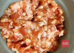 Illustration of how to make red three chops 2