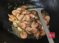 Illustration of Braised Shrimp 7