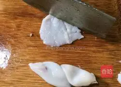 Illustration of how to make fried squid with bitter melon 13