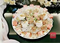 Illustration of how to make garlic vermicelli, crab fillet and steamed shrimp 8