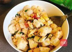 Illustration of how to make fried steamed buns 6