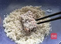 Recipe for steaming pork ribs with glutinous rice Illustration 7