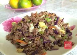 Five Color Fried Rice Recipe Illustration 8