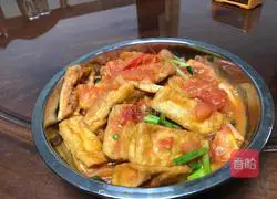 Illustration of how to make tomato old tofu 7