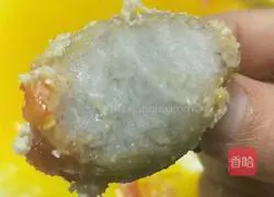 Home-style KFC recipe for taro.Adults and children can do it together.Illustration of how to cook it in seconds before it is served 4