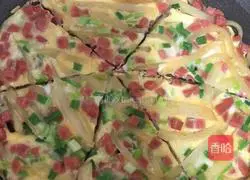 Illustration of how to make shredded potato egg pancakes (quick breakfast) 6