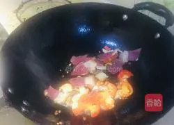 Illustration of how to make fried cauliflower with bacon 6