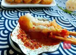 Illustration of how to make Hebei fried lotus root box 7