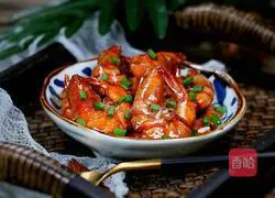 Illustration of Braised Prawns 14