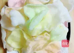 Illustration of how to make tempura small yellow flowers 9