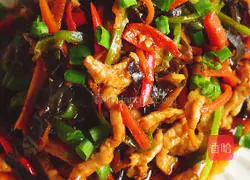 Fish-flavored pork Illustration of how to make silk 23