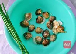 Garlic Illustration of how to make clams 2