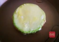 Illustration of Korean style fried melon stuffed with meat 11