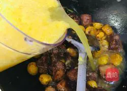 Illustration of how to cook chestnut ribs with orange juice 17