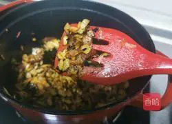 Illustration of how to make braised pork rice bento 10