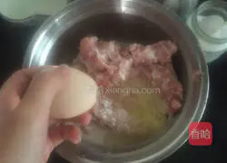 Illustration of how to make egg roll meat 3