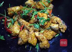 Illustration of how to make spicy fish cubes 17