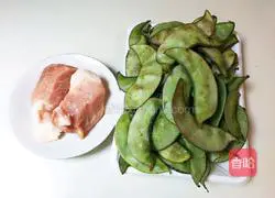 Illustration of how to make braised lentils with minced meat 1