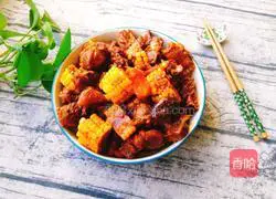 Illustration of corn and duck leg stew 19