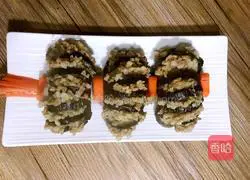 Illustration of how to make lantern eggplant 14