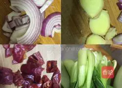 Illustration of how to make spicy stir-fried