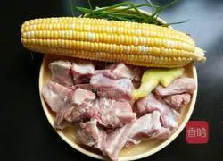 Illustration of how to make corn-roasted pork ribs 2
