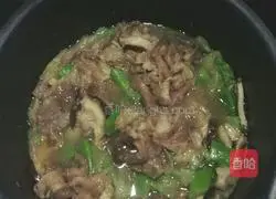 Illustration of how to make lazy beef stew (sukiyaki sauce) 8