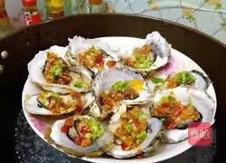 Illustration of how to make garlic oysters 3