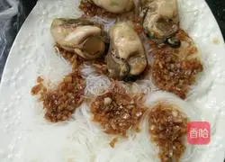 Illustration of how to make garlic vermicelli and oysters 4